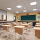 Iluminação LED para sala de aula